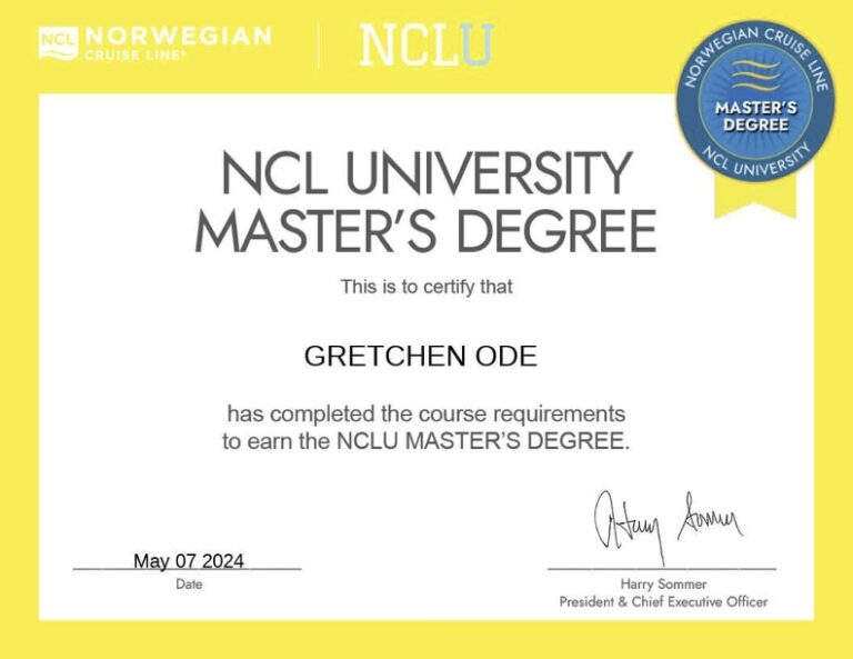 NCL University Master's Degree